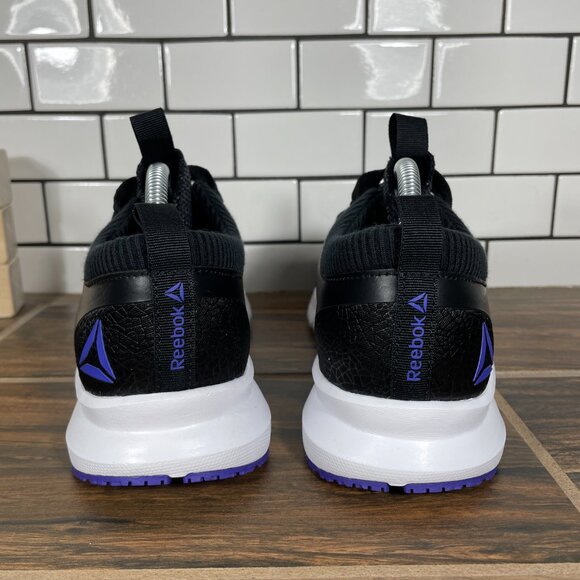 Reebok Print Athlux Shatr Womens Size 10 Running Shoes Black Athletic Sneaker - Picture 4 of 12